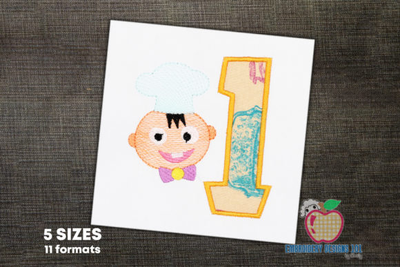 A Cook for the Birthday: A Charming Embroidery Design