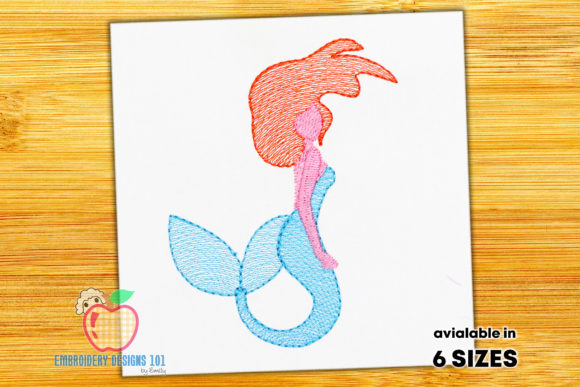 Beautiful Mermaid Sketch: A Craft Fair Favorite