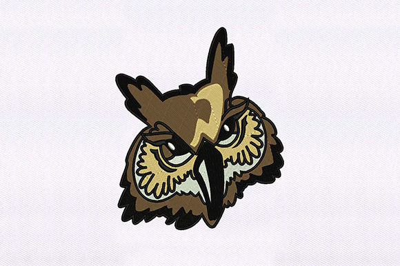 Brown Owl Design: A Versatile Embroidery Gem