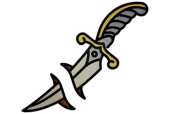 Evaluating the Dagger Embroidery Design for Etsy