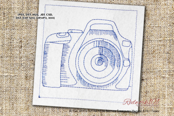 Exploring Digital Camera Redwork for Your Embroidery