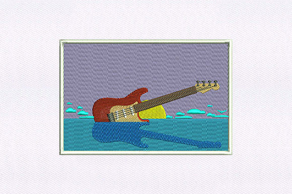 Exploring Ocean Electric Guitar Design for Embroidery