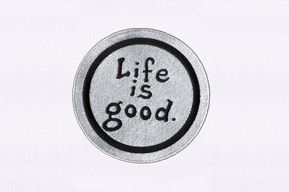 Life is Beautiful: A Charming Embroidery Design