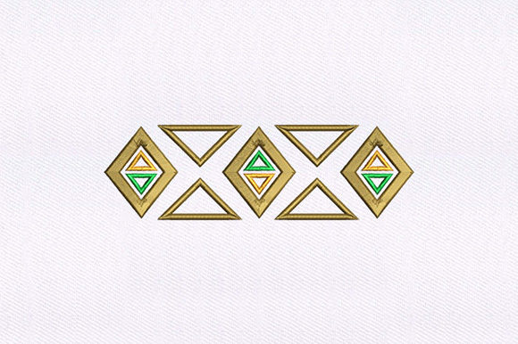 Quartz Shape Quilting: A Versatile Embroidery Design