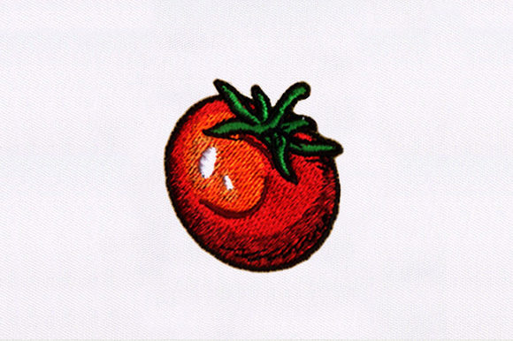 Red Tomato: A Versatile Design for Business Embroidery