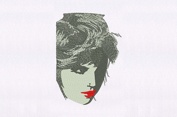 Woman Face Design: A Versatile Embroidery Gem